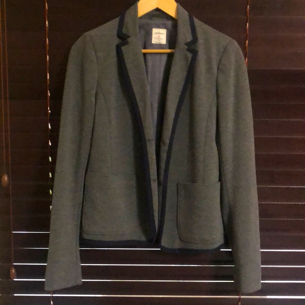 Gap grey and navy academy blazer